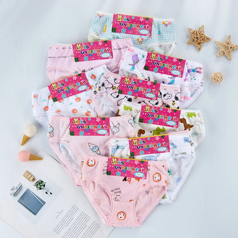 Заводская цена высокое качество нижнее белье для детей хлопковые трусики маленьких детское девочек