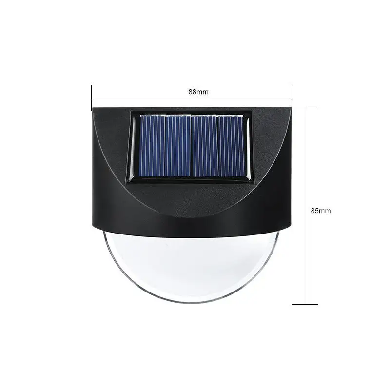 Waterproof Solar Deck Lights LED Solar Power modern Outdoor Wall Lamp for Garden Yard Stair Fence Decor Spotlight