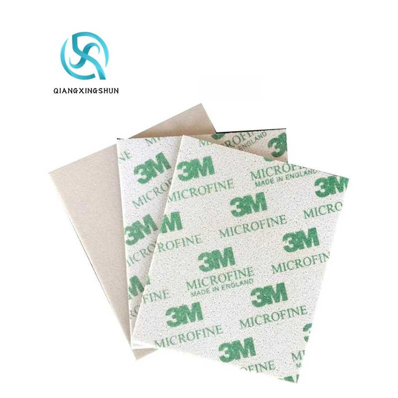 2600 139mm x 114mm Flexible Foam Backing Abrasive Softback Sanding Sponge Pad For Surface Materials
