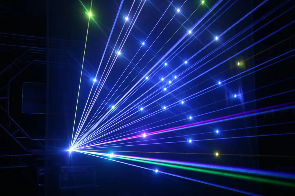 T2 серии RGB полноцветная анимация сценическая Вечеринка DJ Бар лазерный свет для Bule Tooth приложение управление мобильным телефоном