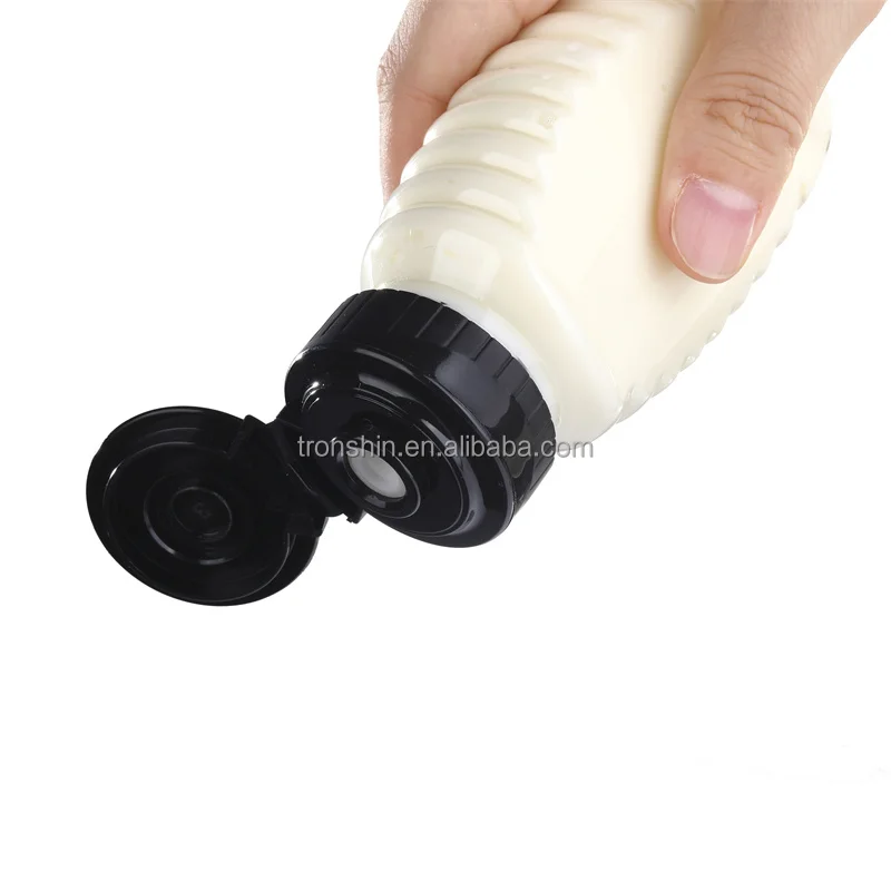 Wholesale 38/400 Plastic Flip Top Cap Lid With Silicone Valve For Sauce Tomato Bbq Ketchup Mustard Squeeze Bottle