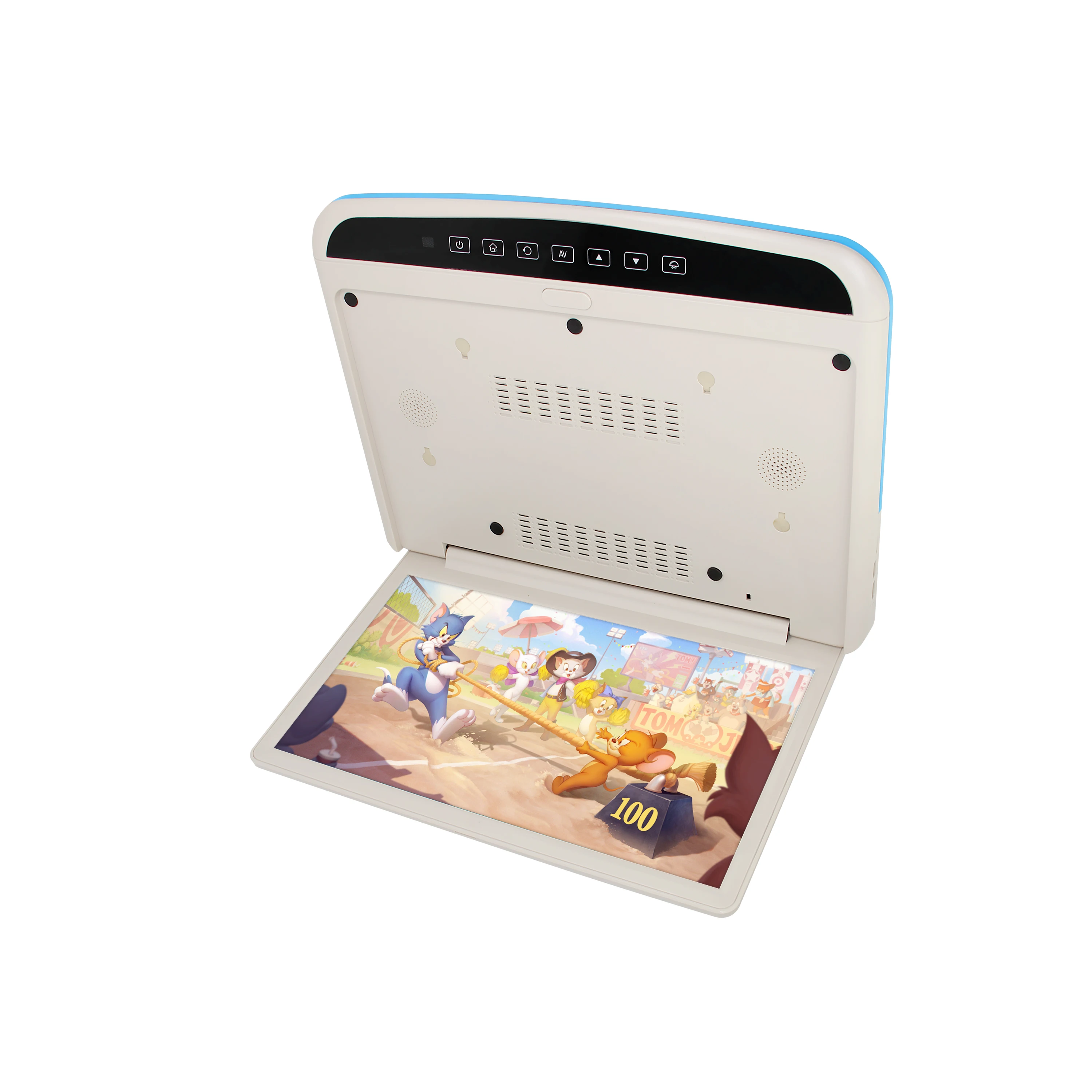 15.6 Inch HD Car Roof Mounted Monitor Bus Flip Down Monitor MP5 Ceiling Monitor For Car