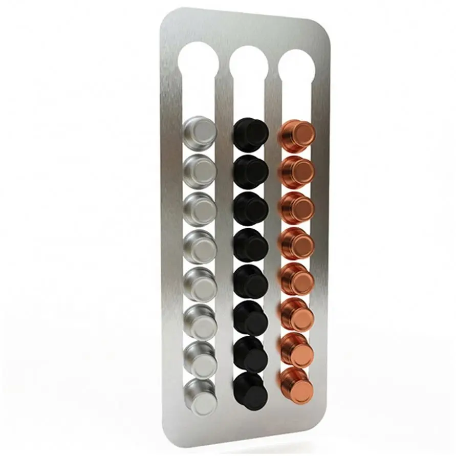 Dolce gusto tassimo coffee  storage wall mounted Stainless steel K Cup coffee capsule pods holder