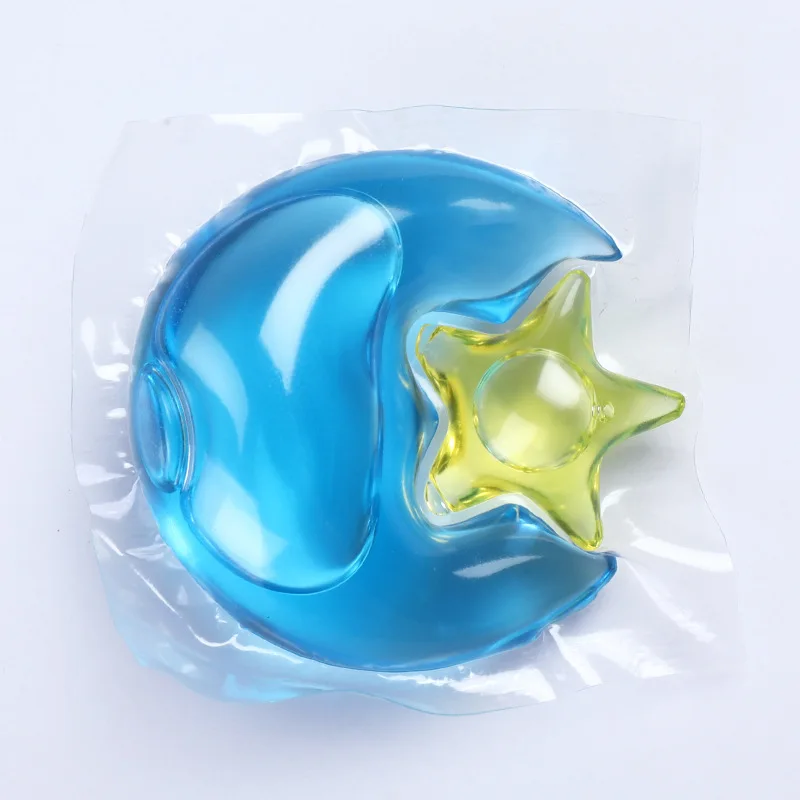OEM/ODM Star moons Laundry Detergent Capsule Customized 2 in 1 Laundry Detergent Pods