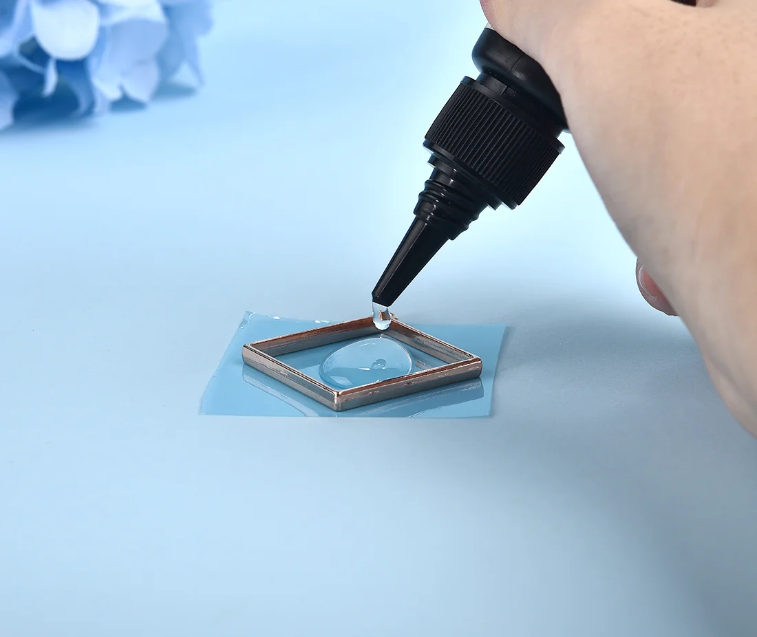 Good Quality Clear Crystal Flexible Doming Resin Uv Resistance Resin