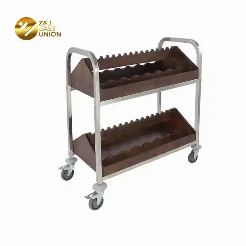 Hot Sale Top Sell Flatbed Push Cart With Silent Wheel Trolley Carts For Tool