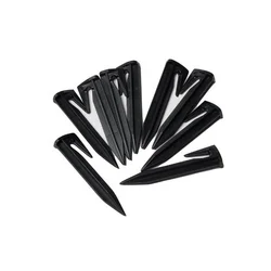 Boundary Wire Plastic Nail Black 8.5cm Garden Peg Plastic Pegs
