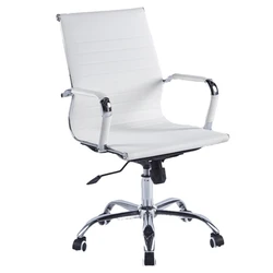 Wholesale Classic Cheap Office Silla Ruedas chair parts mechanism office Computer Black Brown Leather officers chairs