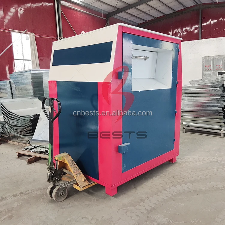 Customized High Quality Large Volume Clothing Waste Bins Recycling Boxs Donation Bins
