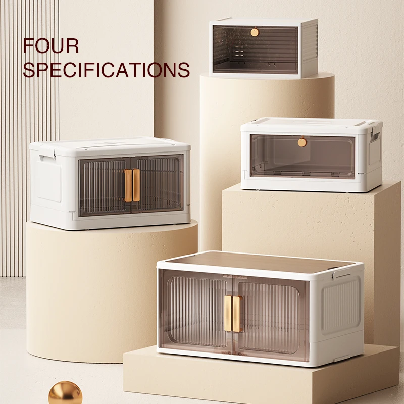 Складная пластиковая коробка для хранения одежды