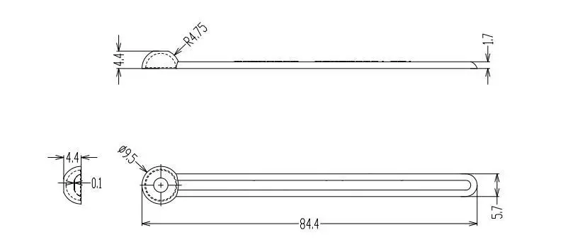 
0.15ml plastic small powder measuring testing scoop 
