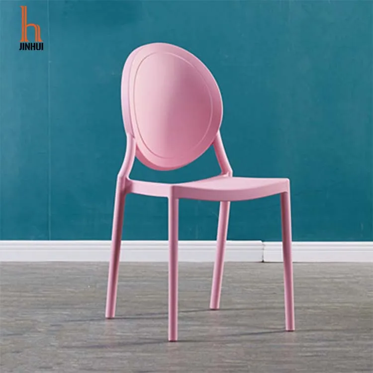 Pp Black Kitchen Furniture Leisure Dining Garden Plastic Chairs For Sale