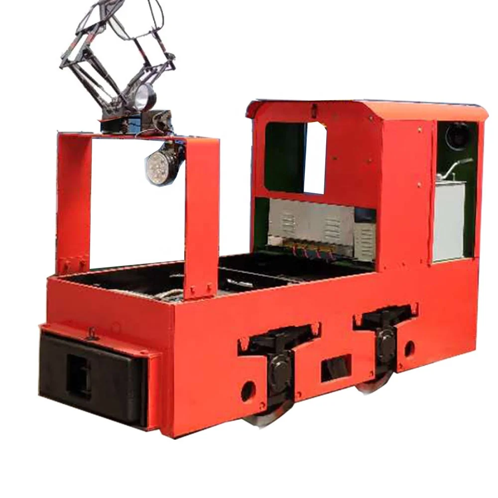 7 tons Trolley Electric Mine locomotive CJY Series Narrow Gauge Overhead Wire Electric Trolley Locomotive Price