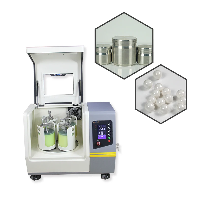 Ball Mill Grinding Bowl For Ball Mill Steel Alumina Oxide Nano Particles Machine For Agriculture