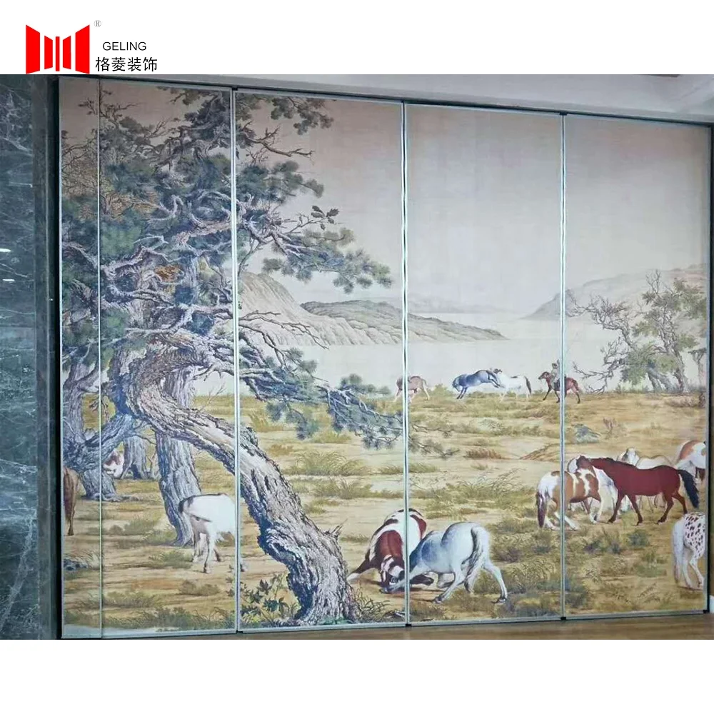 Aluminium Partition Wall for Hotel Movable Partition Wall for Multi-purpose Hall Sound Proof Movable Partition Wall Custom