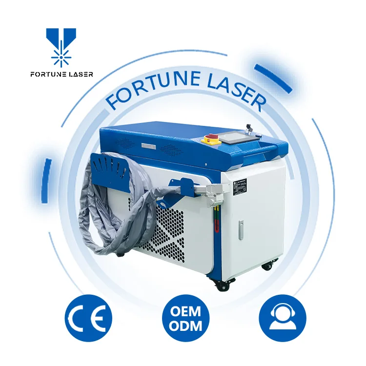 Fortune Laser 3000W Laser Rust Remover Laser Cleaning Machine Factory Supply 4 in 1 Lazer Cleaner Equipment Machine