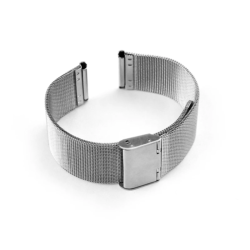 
The Fashion Stainless Steel Silver Mesh Loop Watch Strap 