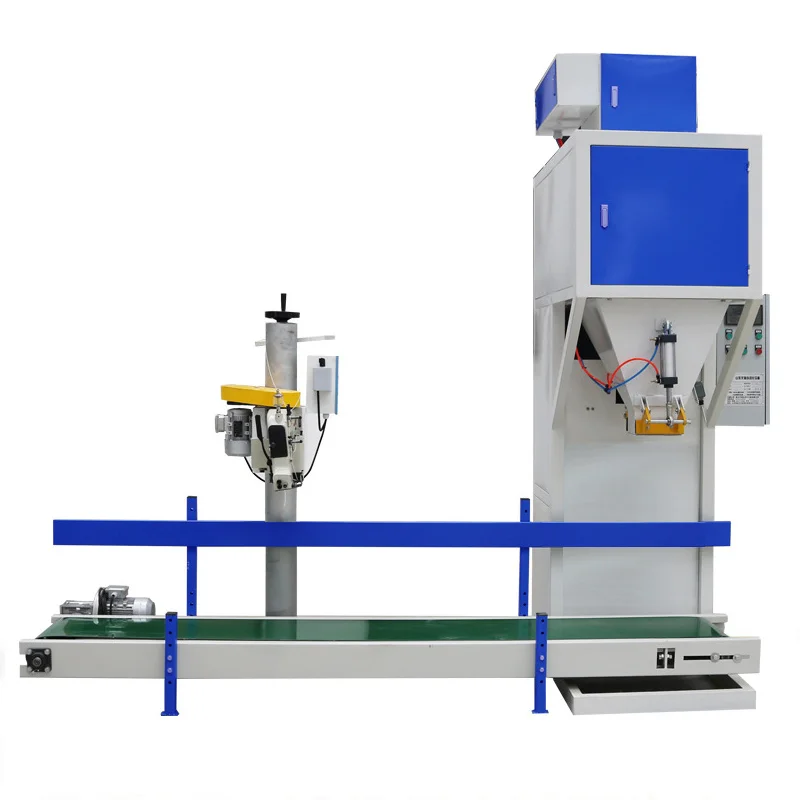 Automatic sealing feed pellet machine corn feed fertilizer quantitative weighing packaging scale