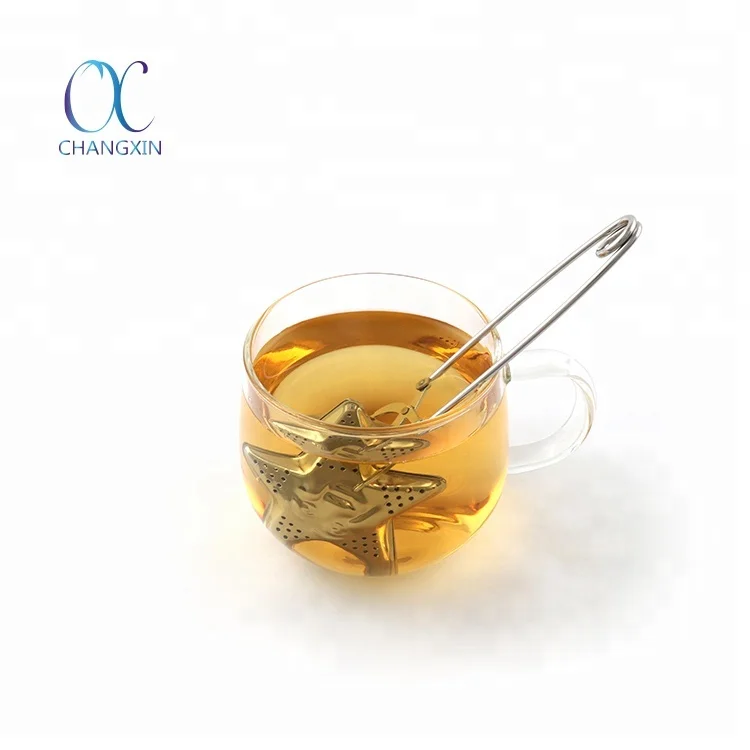 Sun Shape Tea Interval Device Filtering Residual Tea With Stainless Steel Handle