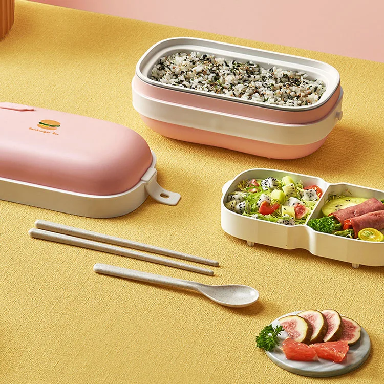 portable Double liner design 120W electric lunch heating box for home office