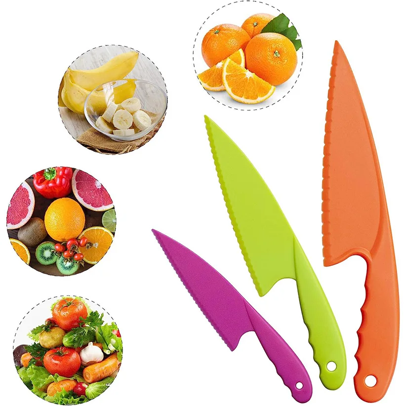 dishwasher safe toddler cooking knives miniature kitchen set for real cooking child children kitchen kids knife set