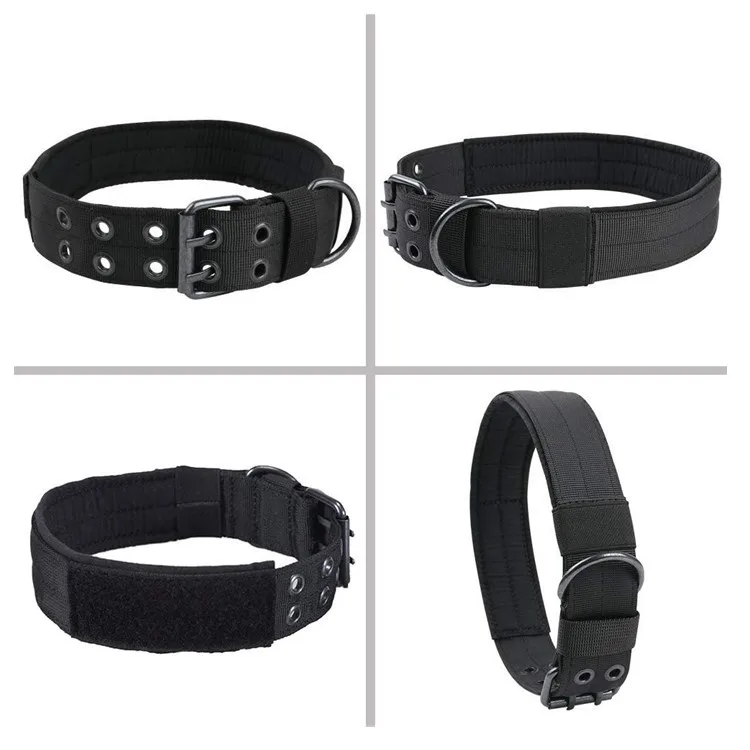 2023 Manufacturers Wholesale Custom Personalized Adjustable Heavy Duty Weight Sports No Pull Tactical Dog Collar