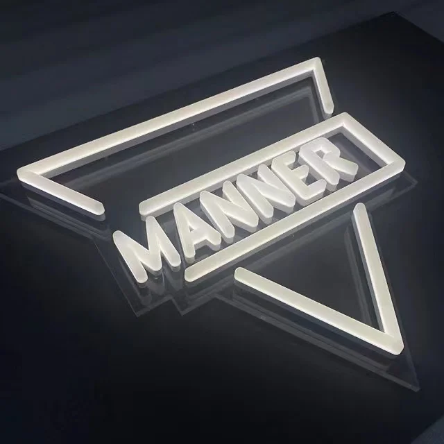 SRY SIGN New Acrylic Neon Lights  Custom  3d Logo Led Neon Sign for Store Decoration signboard