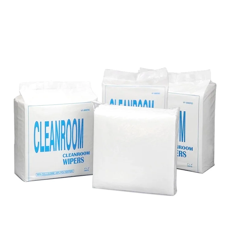 Hot selling Clean Room Wiper Factory Supply 100% Polyester Cloth Lint Fee Cleanroom Wipers