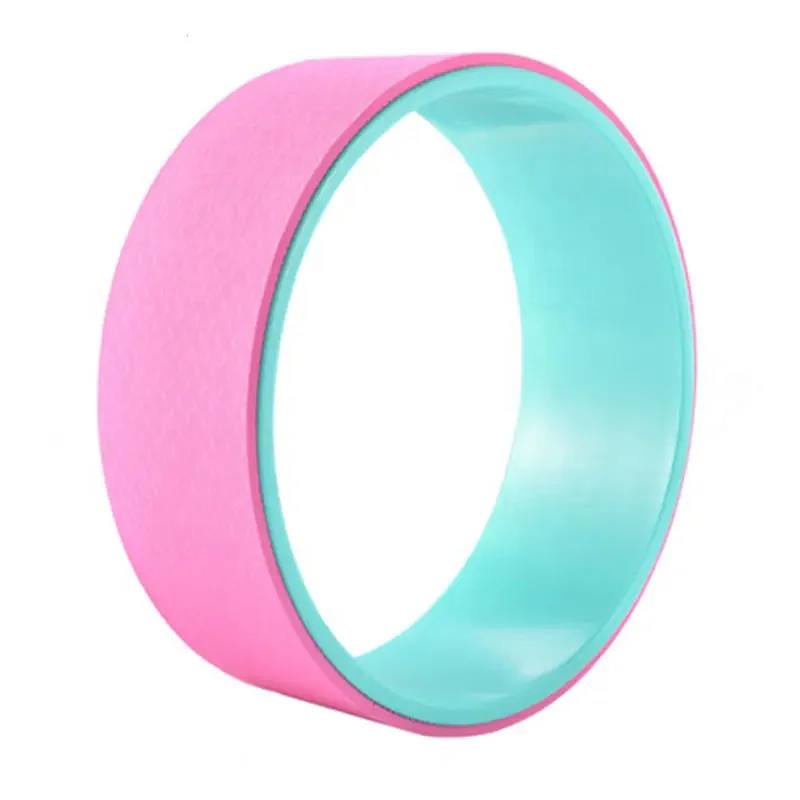 Hot Selling Yoga Wheel Yoga Ring Abdominal Wheel Roller High Quality Latex Resistance Bands PP inner TPE Wheel