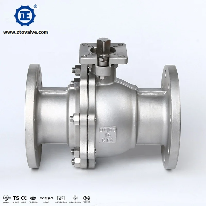 
Two Pieces Float Ball Valves Water 2pcs Stainless Steel Ball Valve MANUAL HANDLE BALL VALVE ISO5211 DIRECT high mounting pad 
