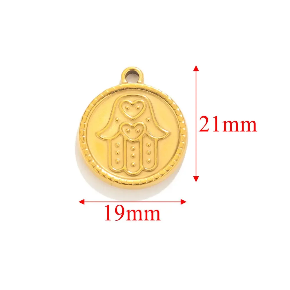 Нержавеющая сталь Pendants18K Позолоченные Подвески для изготовления ювелирных изделий различных дизайнов сердце крест Seashell музыкальная нота
