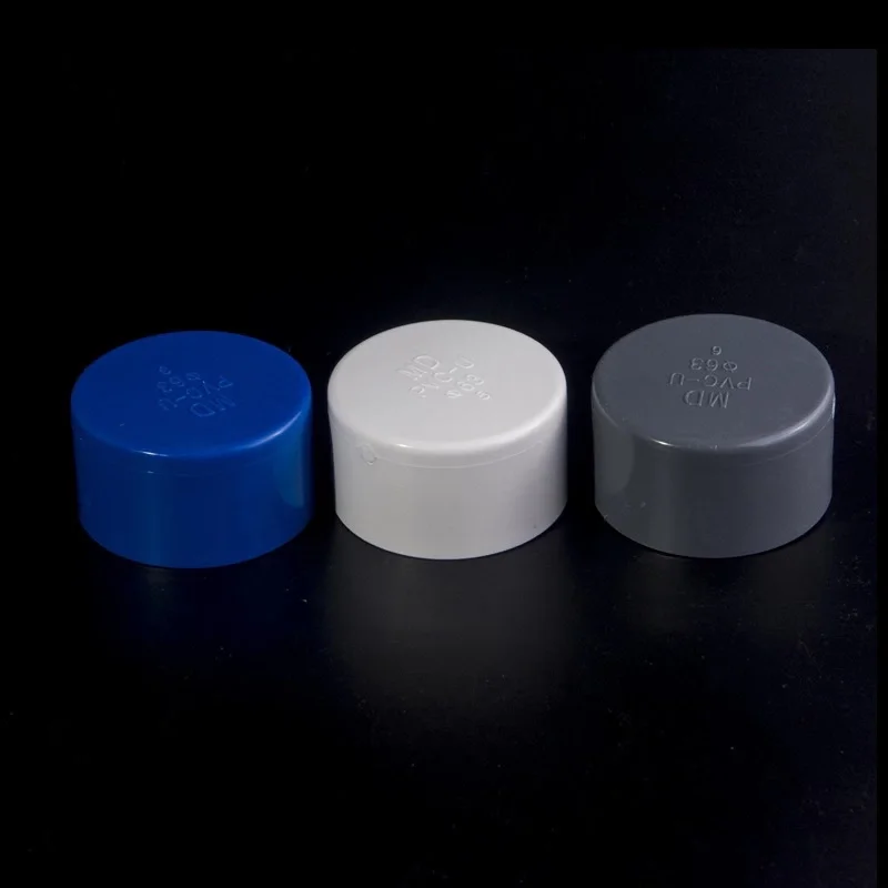 20 мм, 25 мм, 32 мм, 40 мм, 50 мм, 63 мм, 75 мм, 90 мм, 110 мм, ПВХ Концевая крышка для трубы для воды