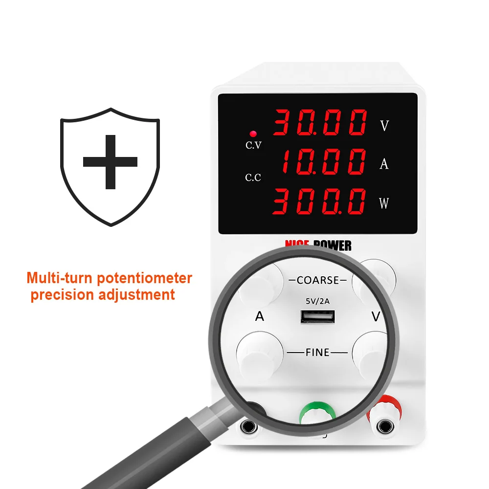 SPS3010W Переменный Светодиодный AC DC Импульсный Источник Питания Настольный Цифровой 220 В 30 10A