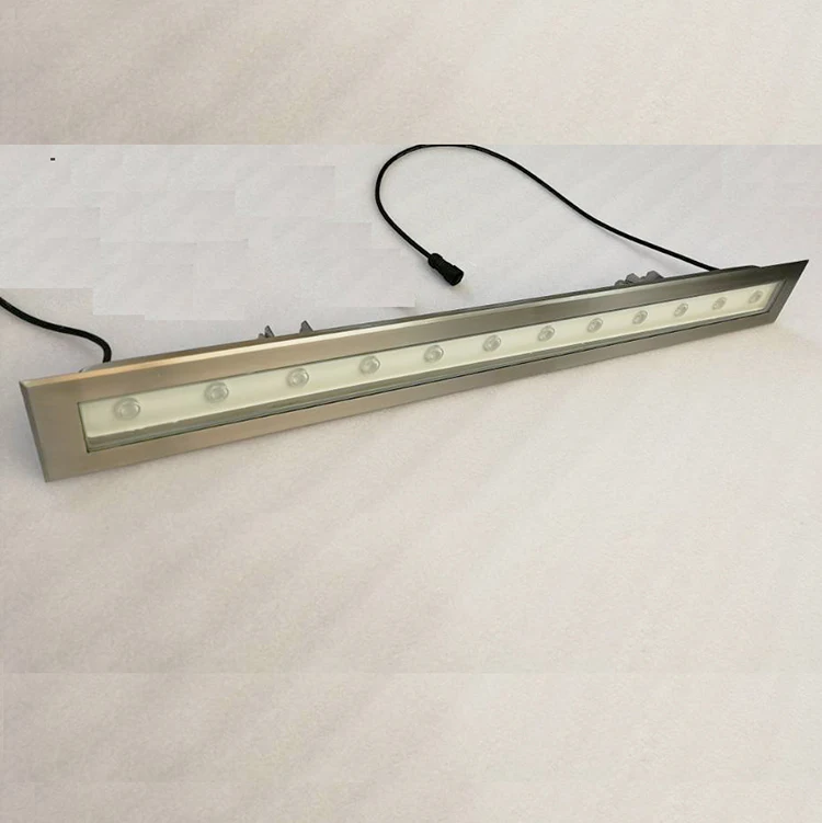 landscape stainless steel dmx512 outdoor rgb IP68 waterproof linear led wall washer lights