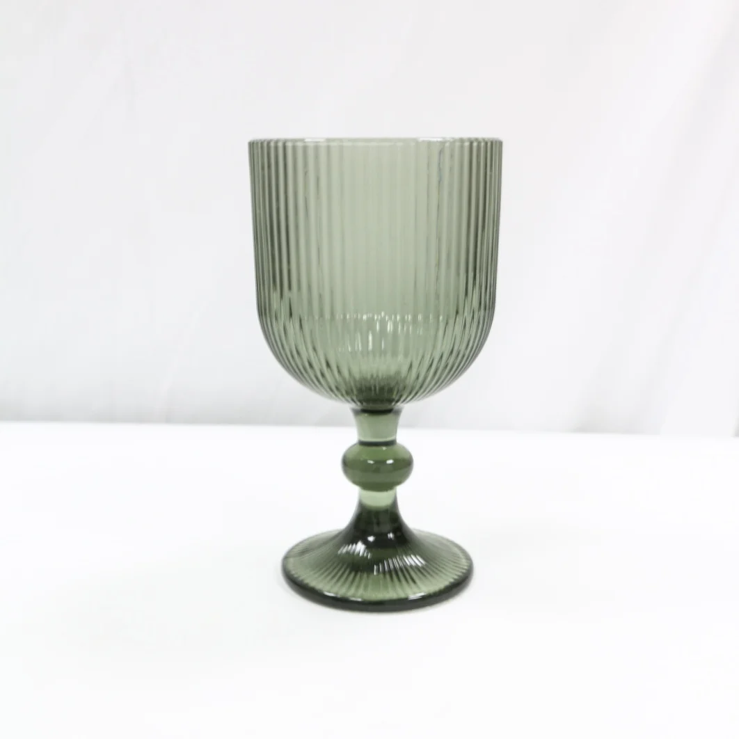 Factory Wholesale Vintage Glass Goblet Retro Glassware Wine Goblet Wine Cup Glass Goblet for Beverage Wine