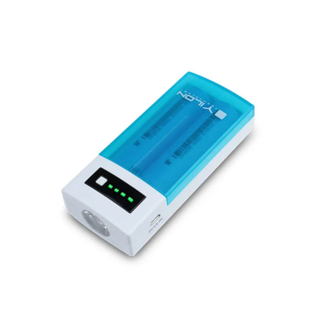 free sample muestra gratis 4 LED Status Light removable 18650 battery charger Mobile Power Banks