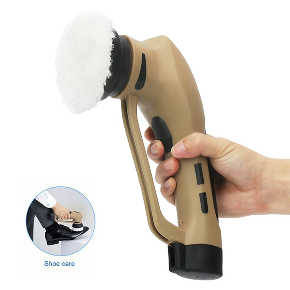 
Electric Shoe polish brush, Leather Sofa Cleaning Polish, AA battery handheld shoe cleaner 