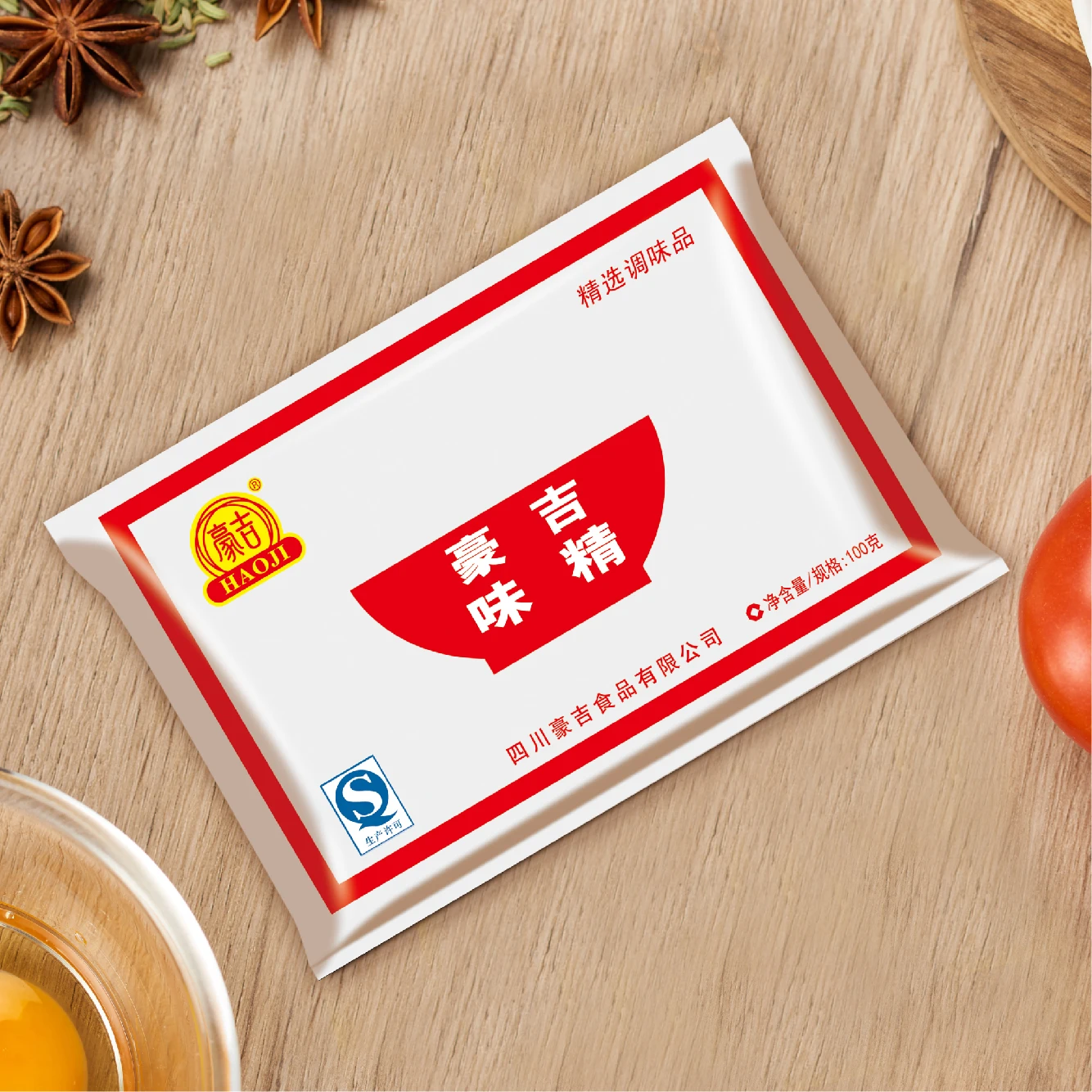 Haoji over 30 years 44x227g manufacture Multinational enterprise joint venture monosodium glutamate