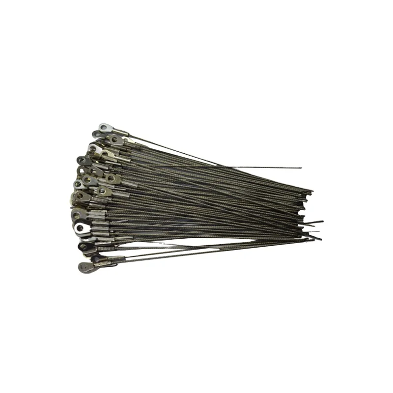 Superior quality self locking cable tie wire rope cable clip combination cable lock