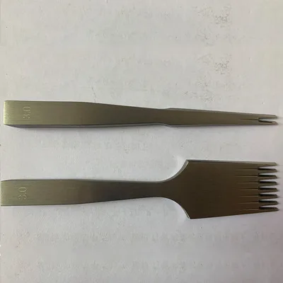 Advanced Texture Integrated Molding Six Diamond Cut Narrow Teeth European Oblique Flat French Chisel Internal Teeth Polishing