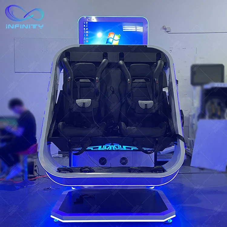 Indoor And Outdoor Vr Glasses Chair Vr Simulation Rides Set 9D Arcade Chair Machine Vr Simulator Game Virtual Reality