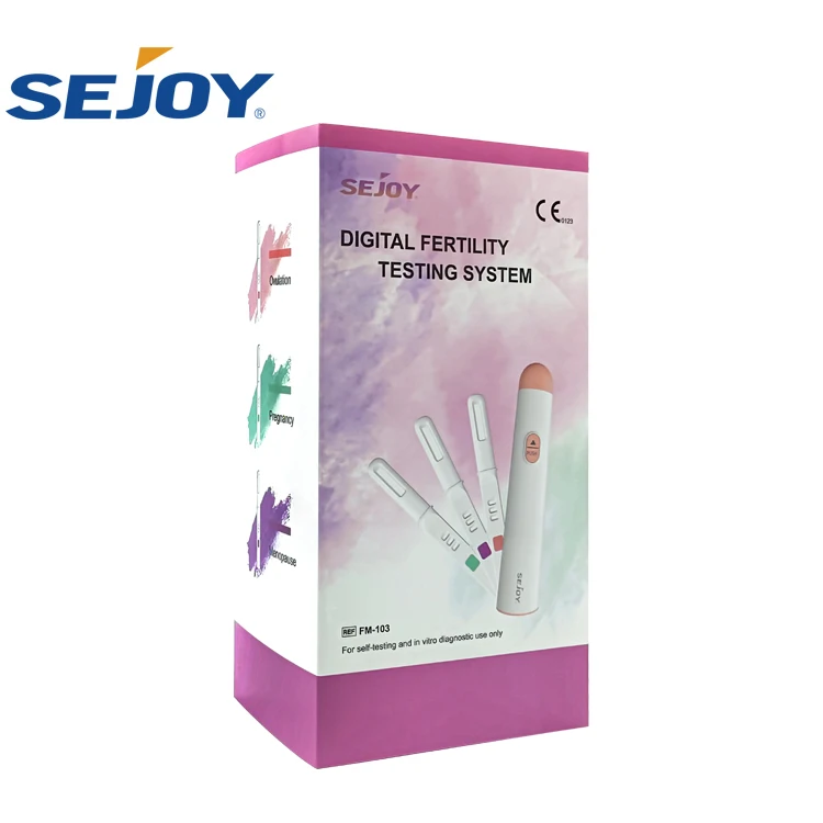 Sejoy Digital Fertility Testing  System 3 In1 LH Ovulation Test Strip Kit Digital Pregnancy Test