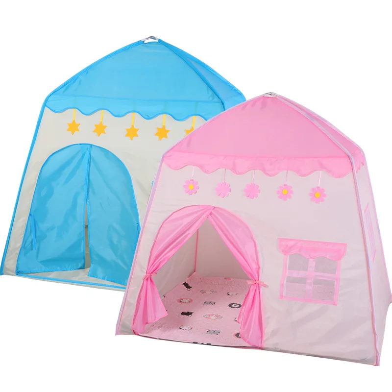 Kids Tent Baby Princess Game Children Birthday Gift Pink Flowers Honey House Outdoor Castle Playing Kids Tents Indoor Playhouse