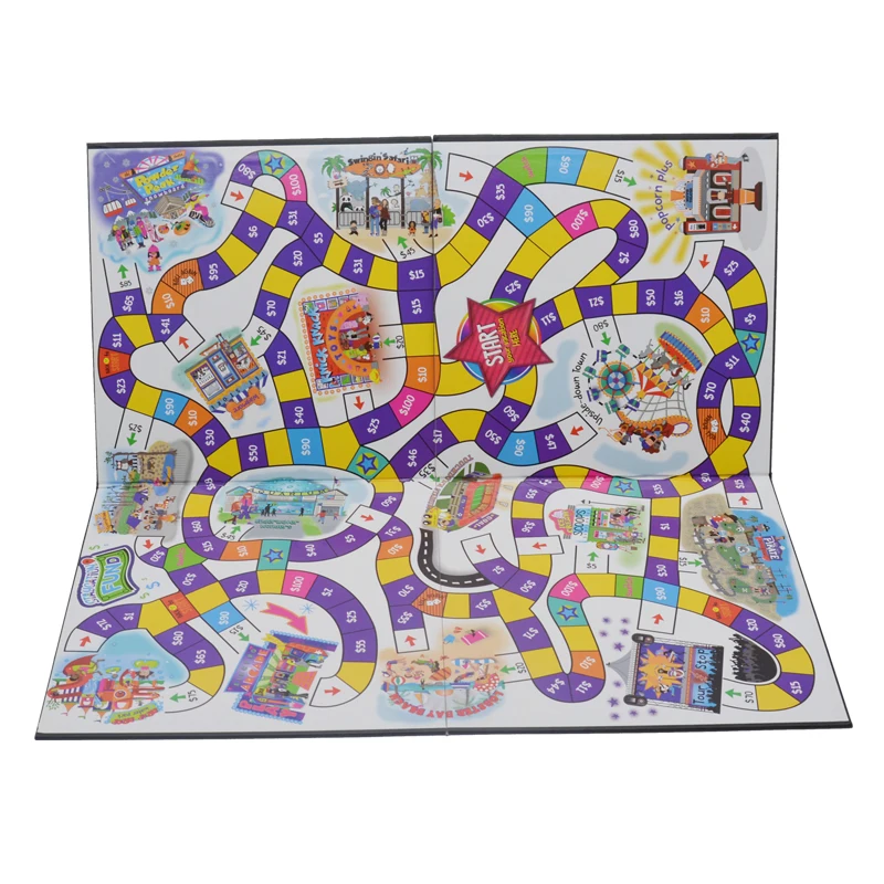 
Wholesale Custom Full Color Printing Folding Game Board 