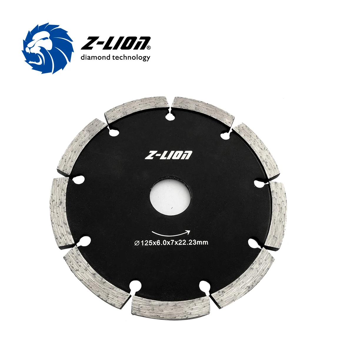 Z-Lion High Quality 5inch 125mm Diamond Tuck Point Angle Grinder Blades Stone Cutting Disc