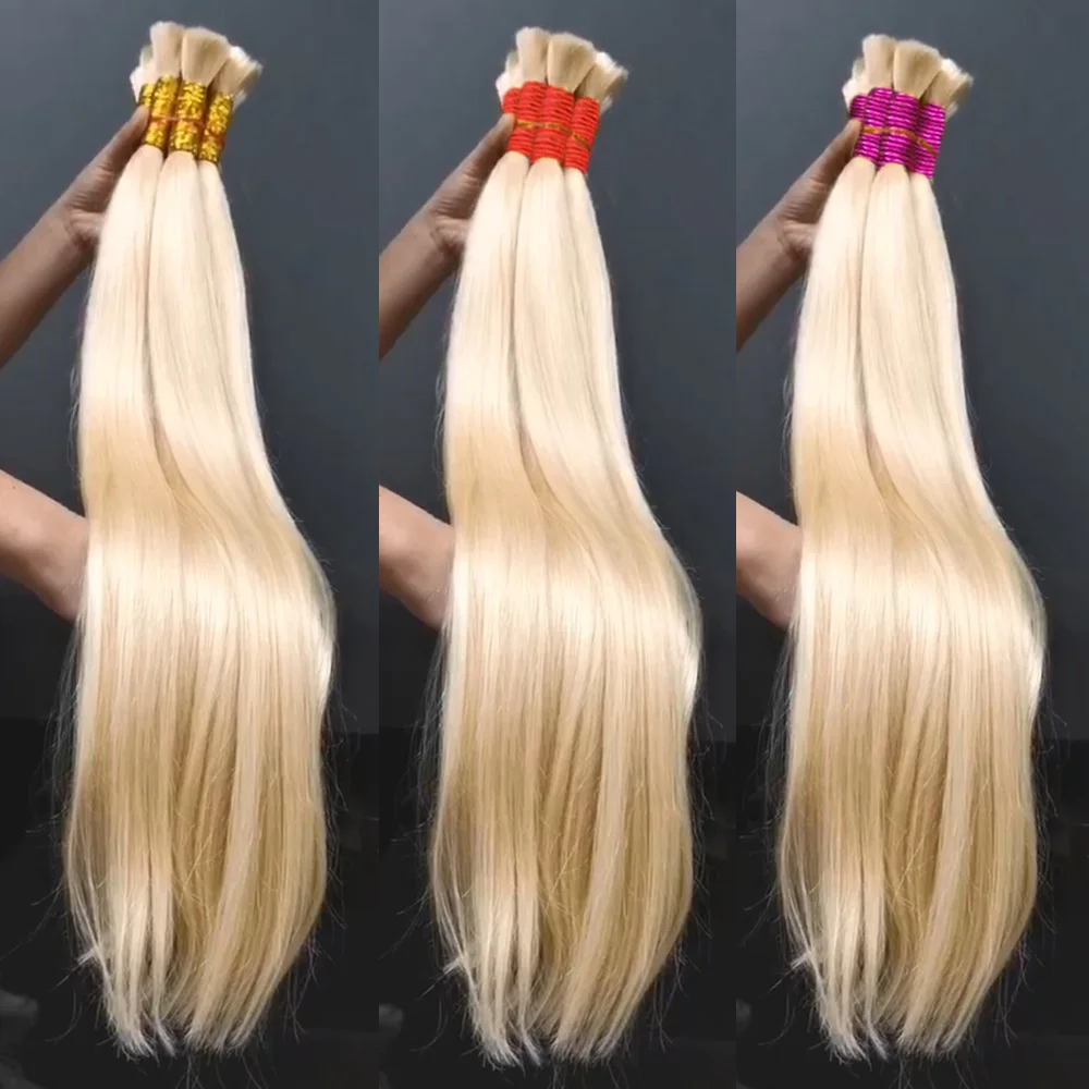 Free Shipping to Brazil Cabelo Humano India Hair Human Virgin Hair Bulk 100% Unprocessed Raw Virgin Human Hair
