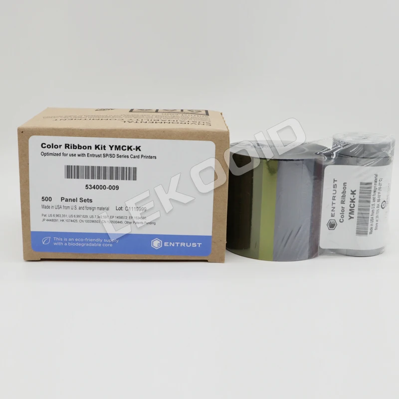 Entrust Datacard 534000-009 Color Ribbon Kit YMCKK for SD260 SD360 SD460 SP75PLUS Printer
