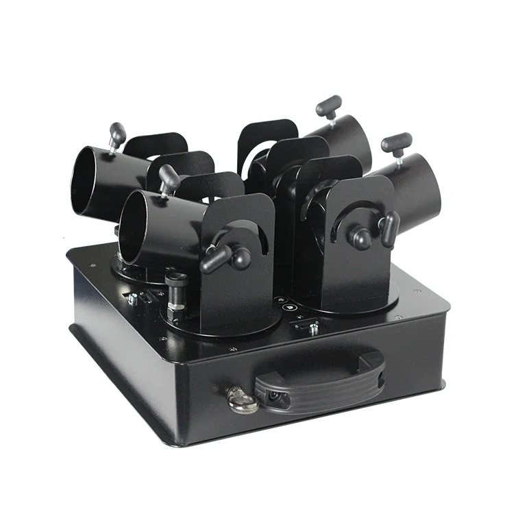 Portable electric ribbon streamers confetti popper cannon machine with remote control battery white mix colour wedding