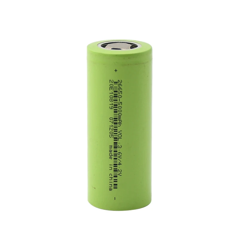 26650 Lithium Battery 3.7V Power 5C Discharge 5000mAh Energy Storage Strong Light Flashlight Li-ion Battery