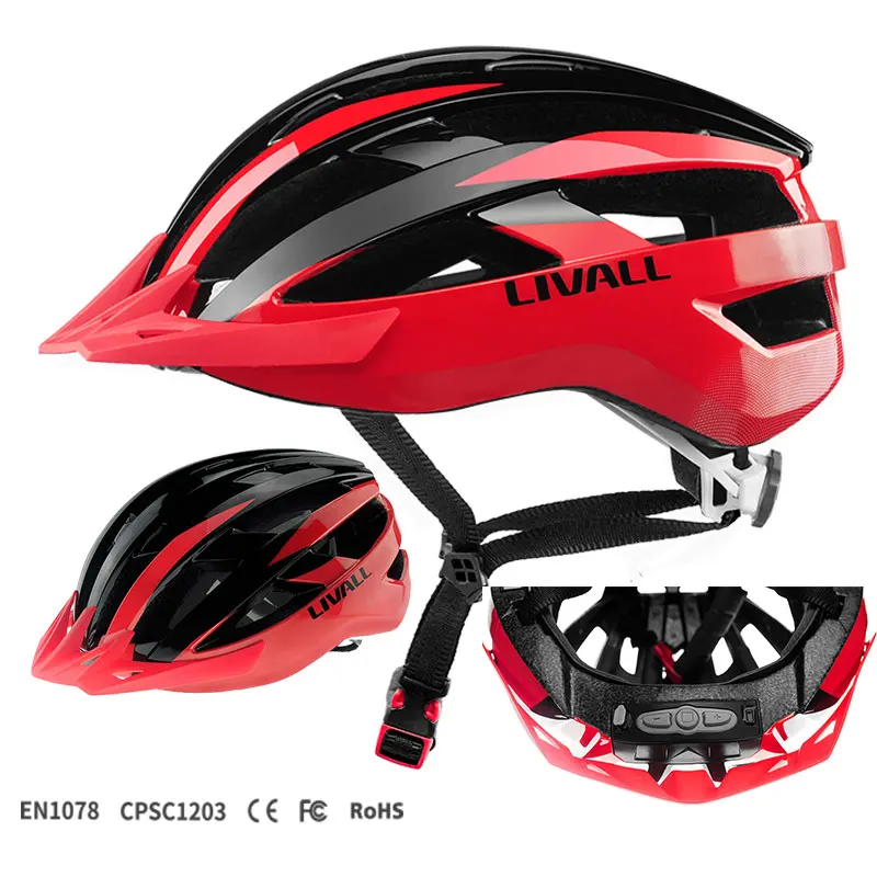 MT1 Neo Smart Lighting Led Light Moutain Bike Bicycle Helmet Fall Detection PTT Walkie Talkie Bluetooth Helmet